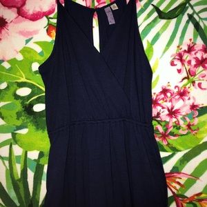 Navy blue jumpsuit